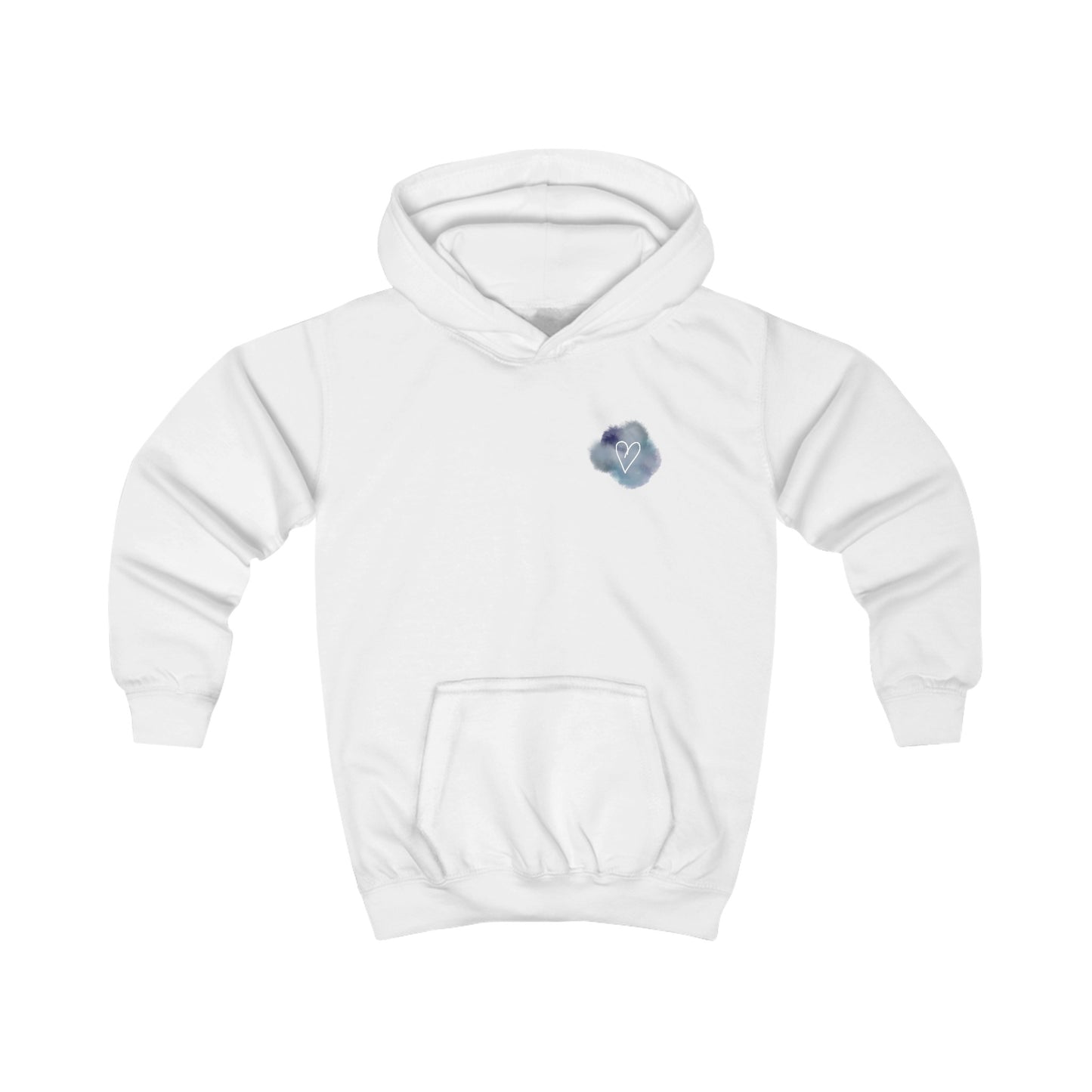 Kinder Kapuzenpullover "MINI" im Aquarelldesign