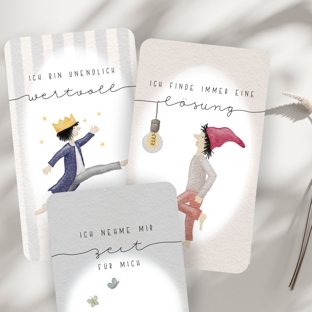 Affirmationskarten für Kinder "Zwergen-Edition"