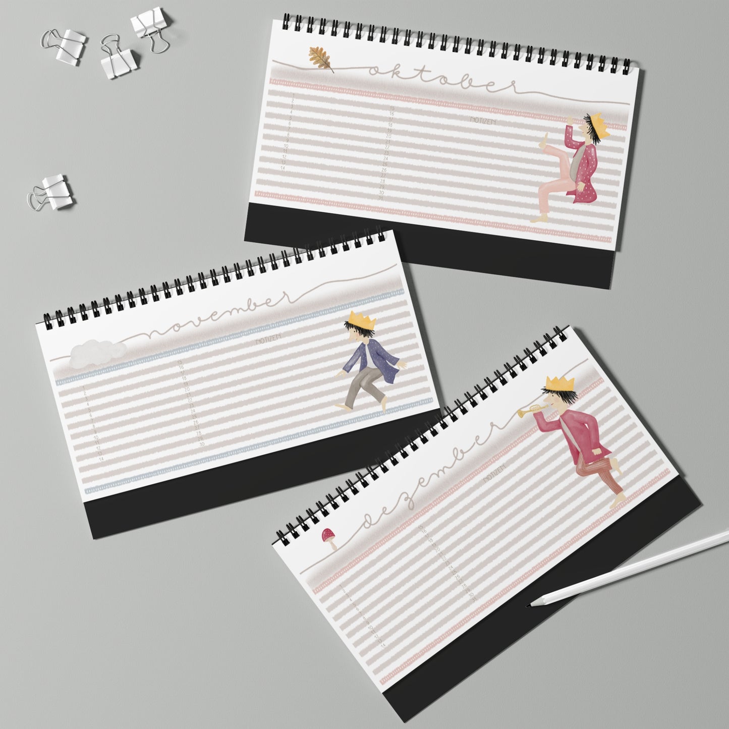 immerwährender Geburtstags-Kalender "kleiner Geburtstagskönig"