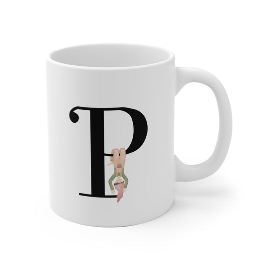 Keramiktasse "Zwerg P"