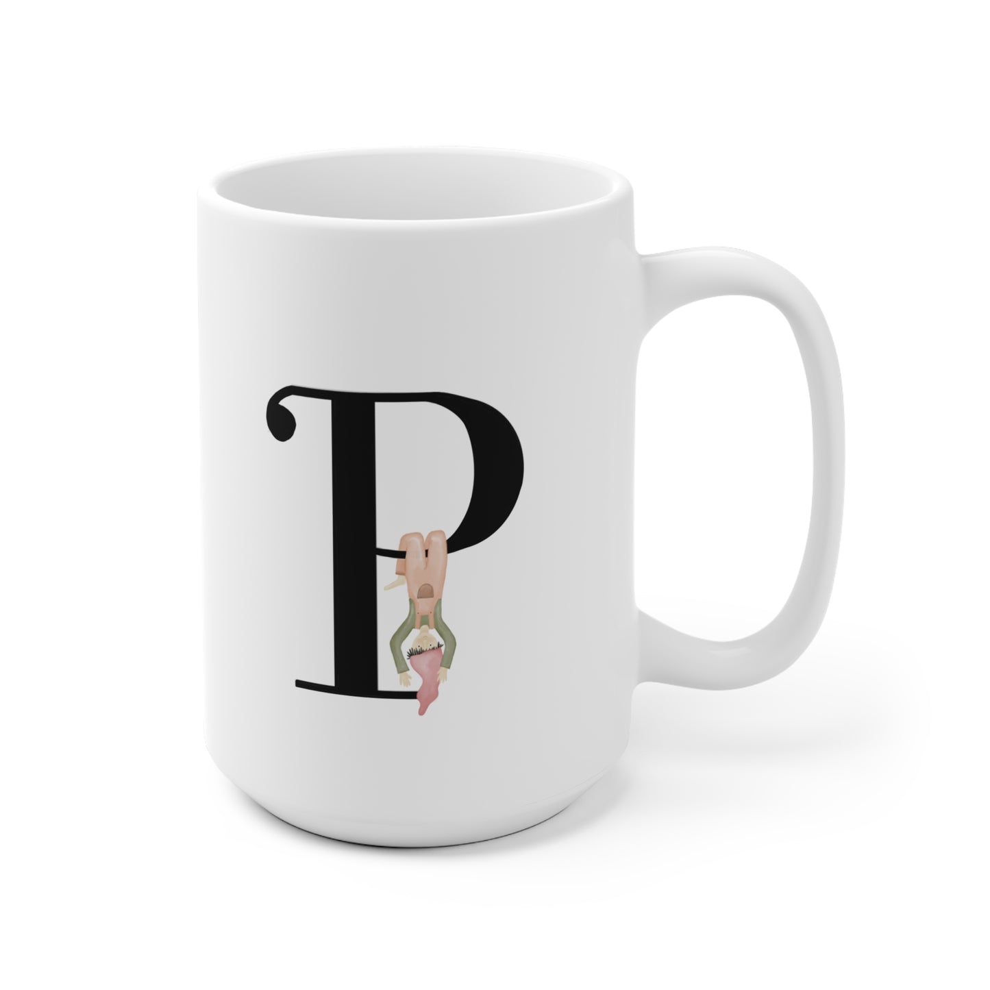 Keramiktasse "Zwerg P"
