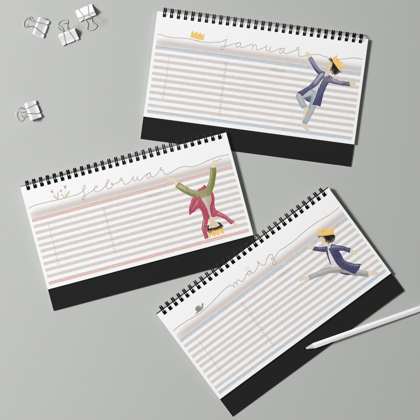 immerwährender Geburtstags-Kalender "kleiner Geburtstagskönig"
