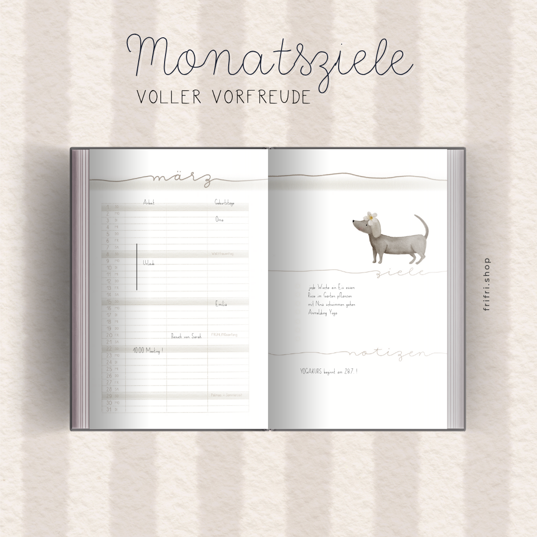 Taschenkalender 2026 "Tiere"