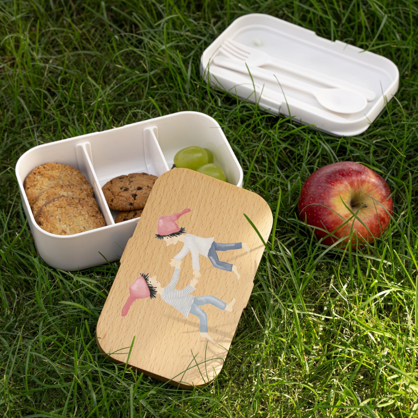 Brotdose/Lunch Box "Tanzende Zwerge"