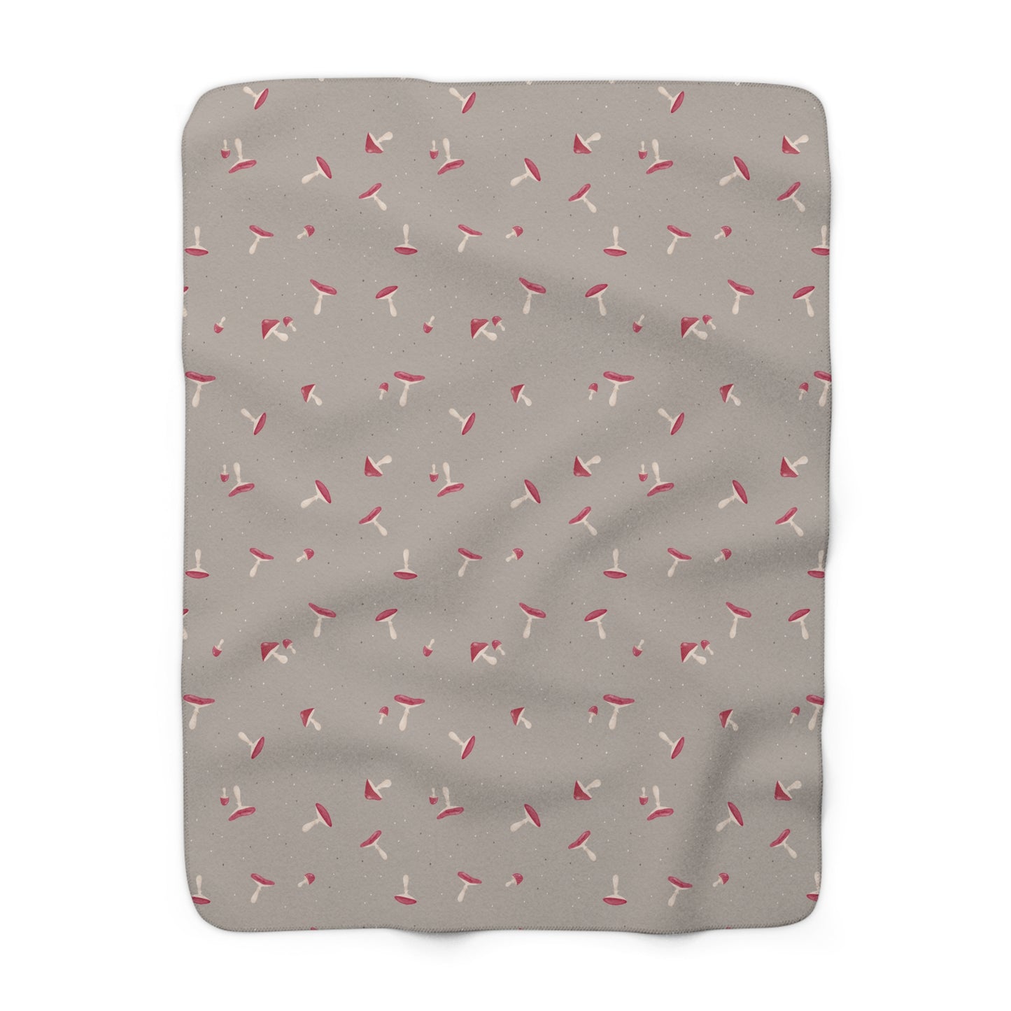 Sherpa-Kuscheldecke "Magie der Fliegenpilze"