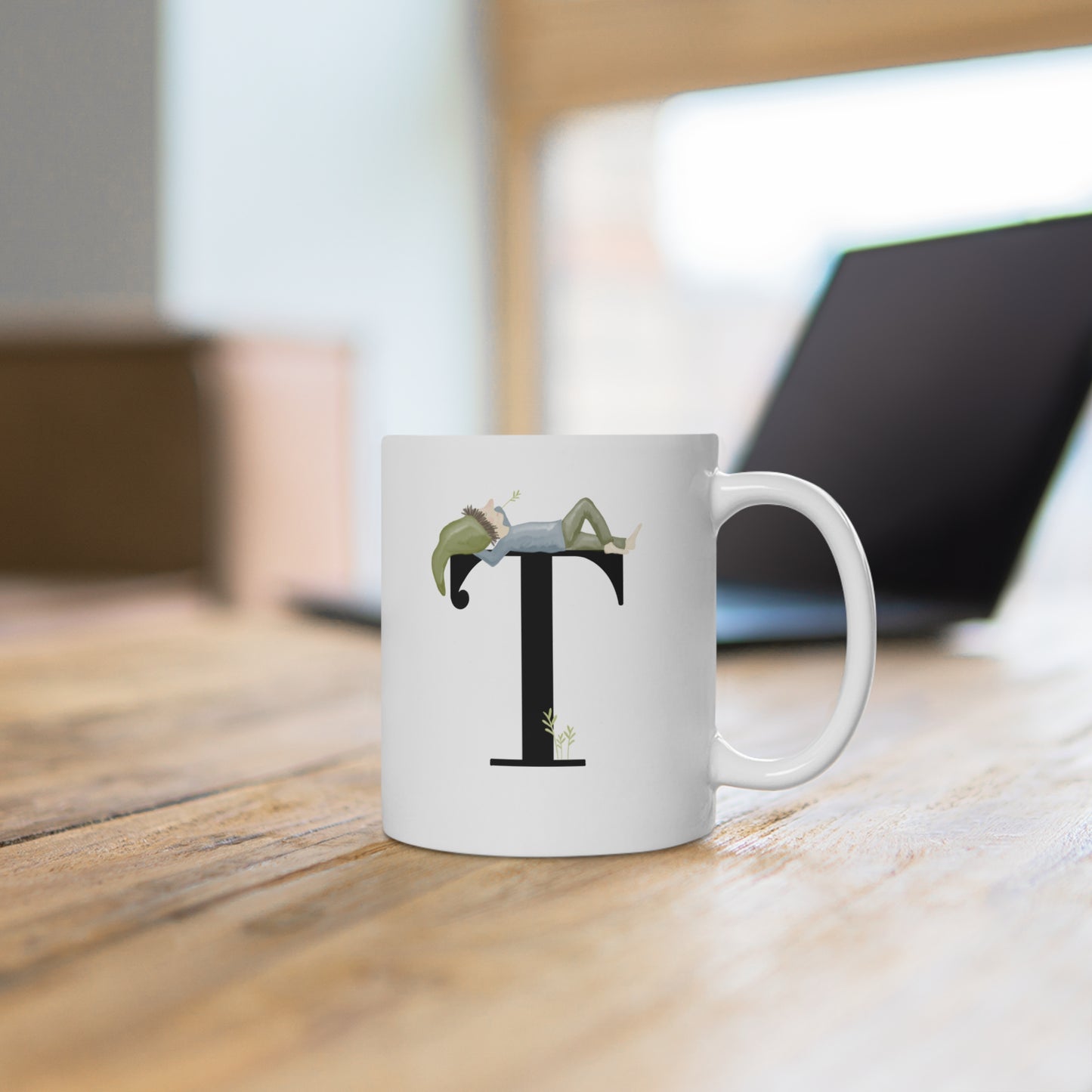 Keramiktasse "Zwerg T"