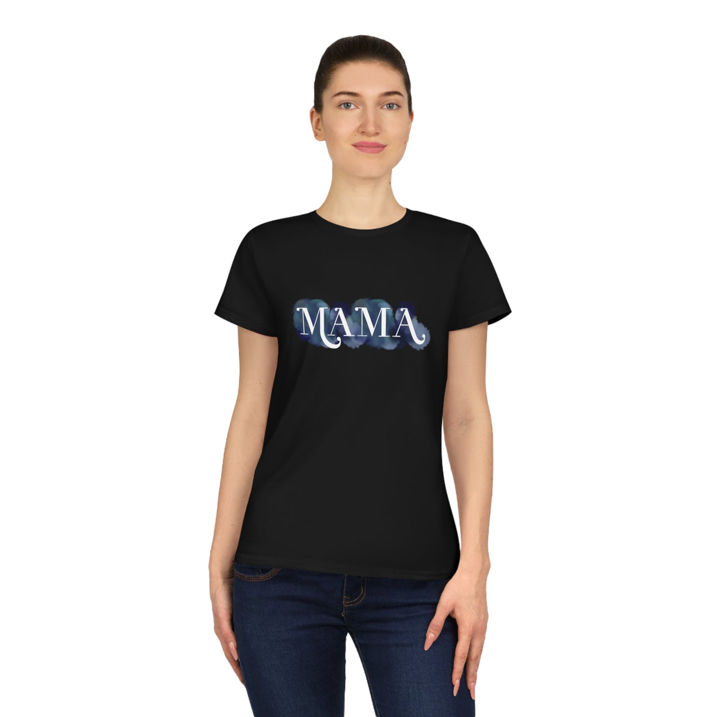 Damen T-Shirt "MAMA" im Aquarelldesign