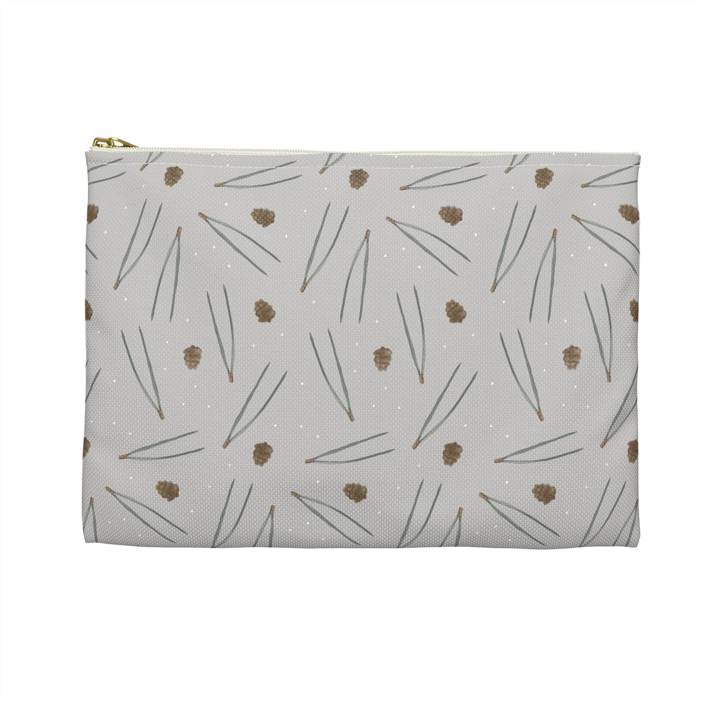 Tasche mit Reißverschluss "Kiefernnadeln"