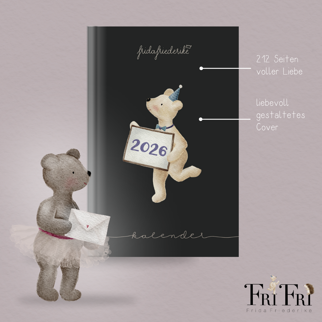 Taschenkalender 2026 "BĂ€ren"
