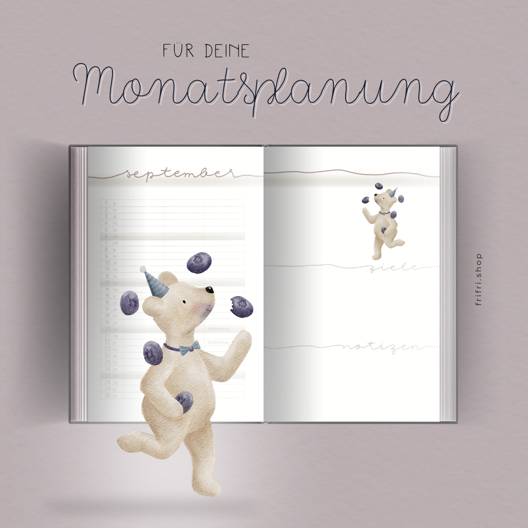 Taschenkalender 2026 "BĂ€ren"