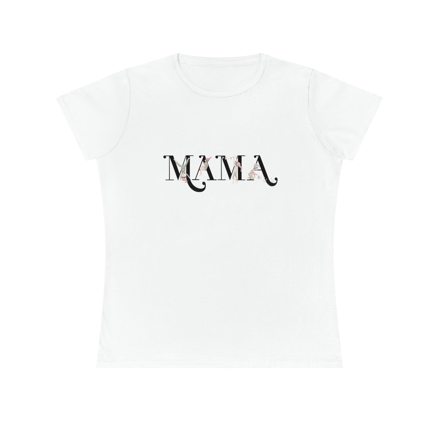 Damen T-Shirt "MAMA" im Zwergendesign