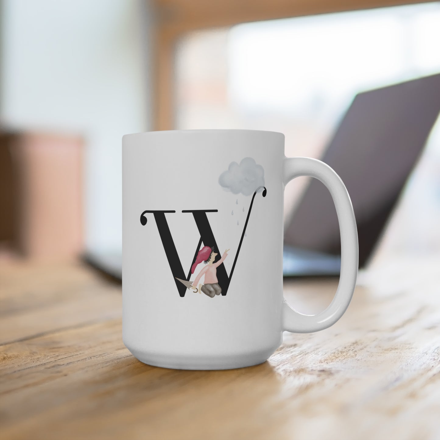 Keramiktasse "Zwerg W"