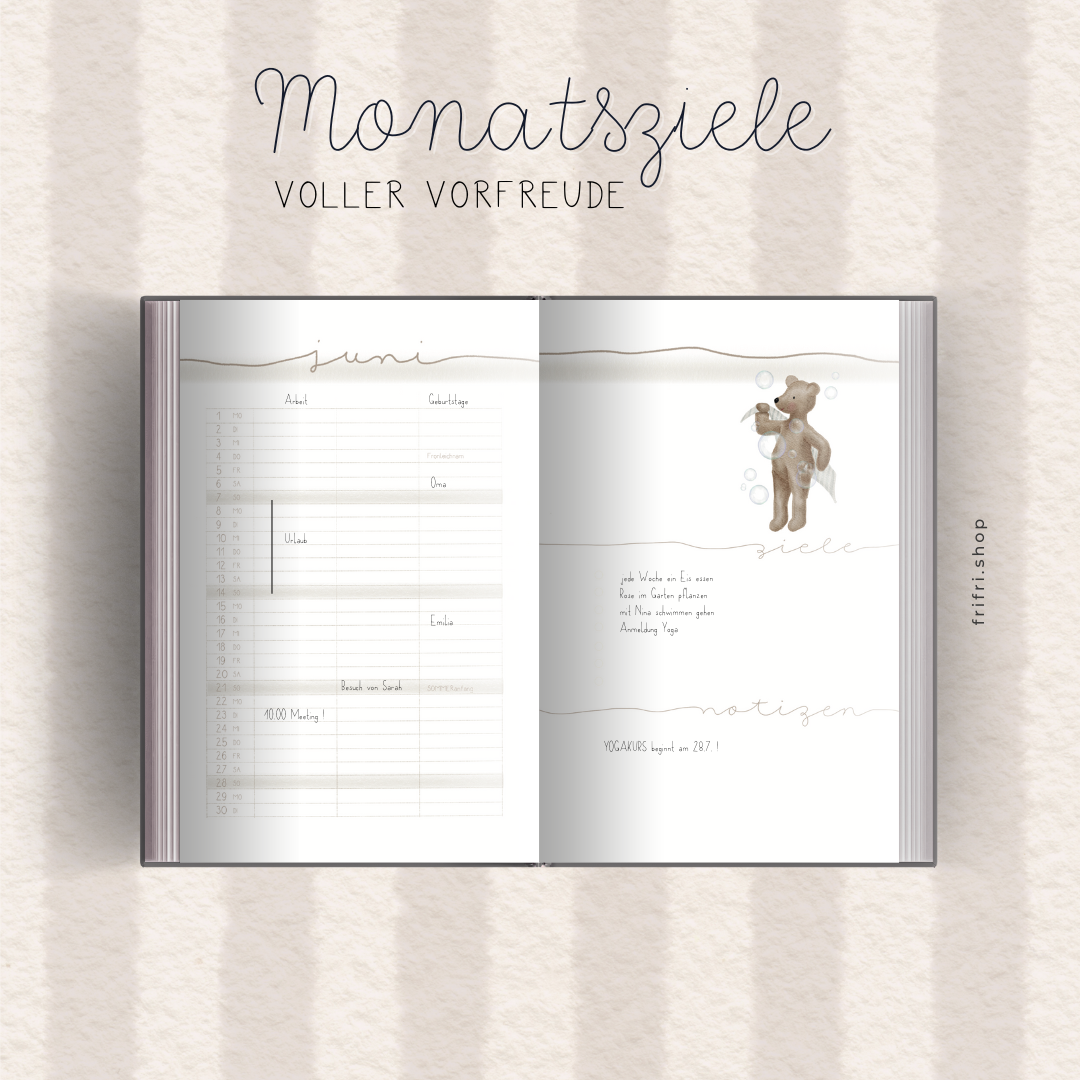 Taschenkalender 2026 "BĂ€ren"