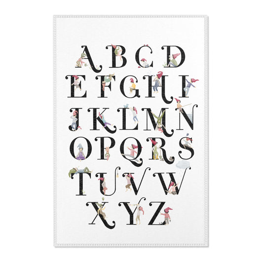 Teppich "Zwergenalphabet"