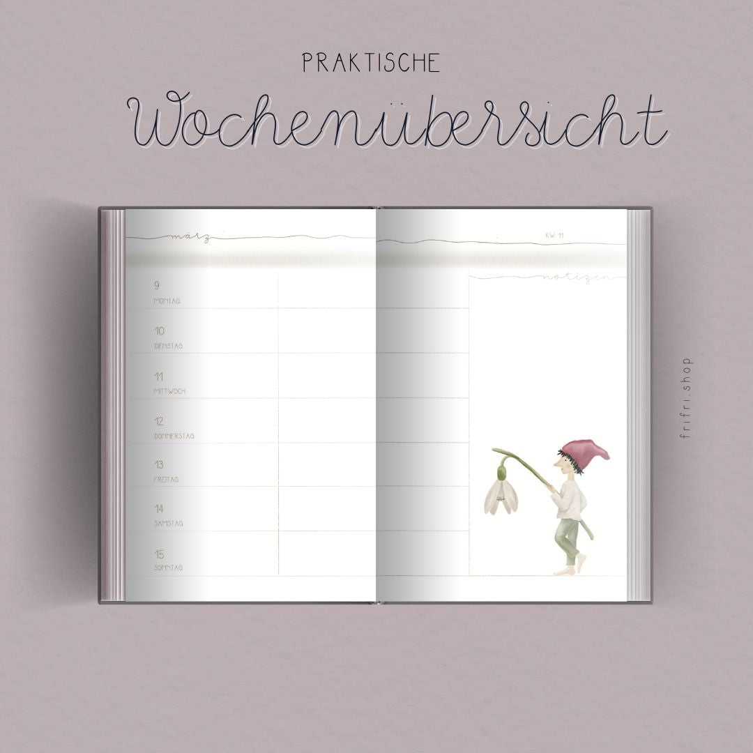 Taschenkalender 2026 "Zwerge"