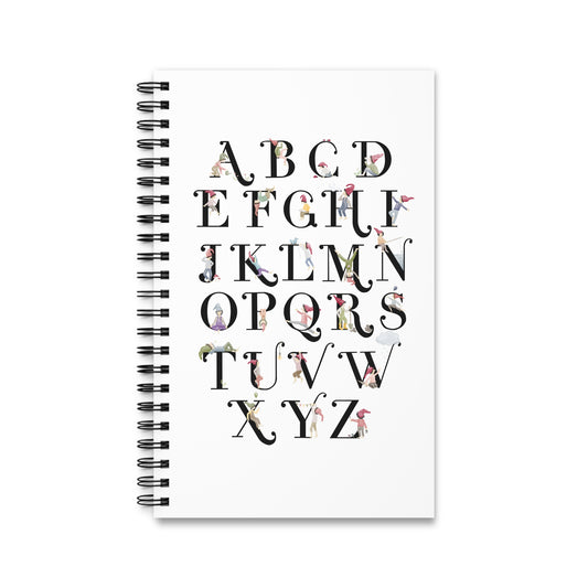 Spiralnotizbuch "Zwergenalphabet"
