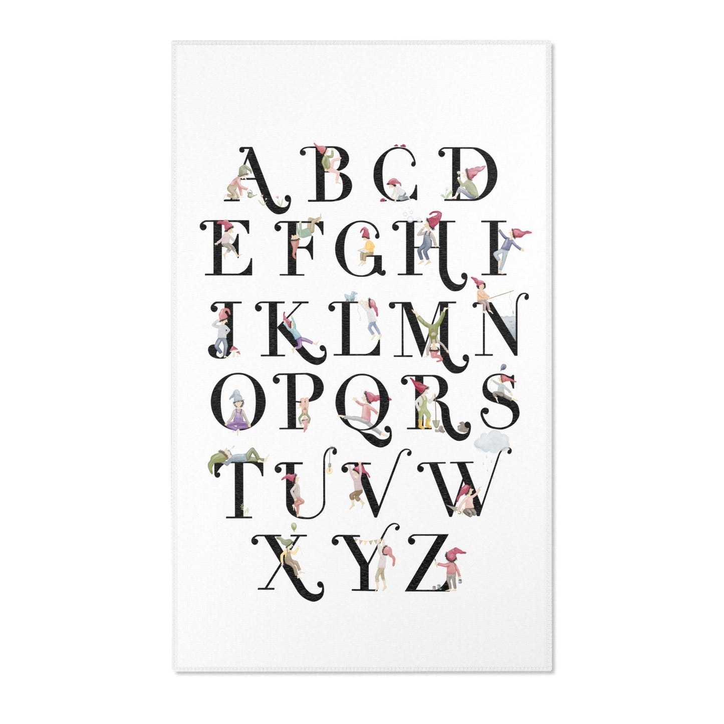 Teppich "Zwergenalphabet"