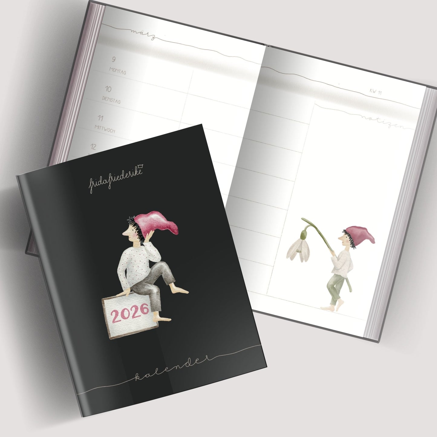 Taschenkalender 2026 "Zwerge"