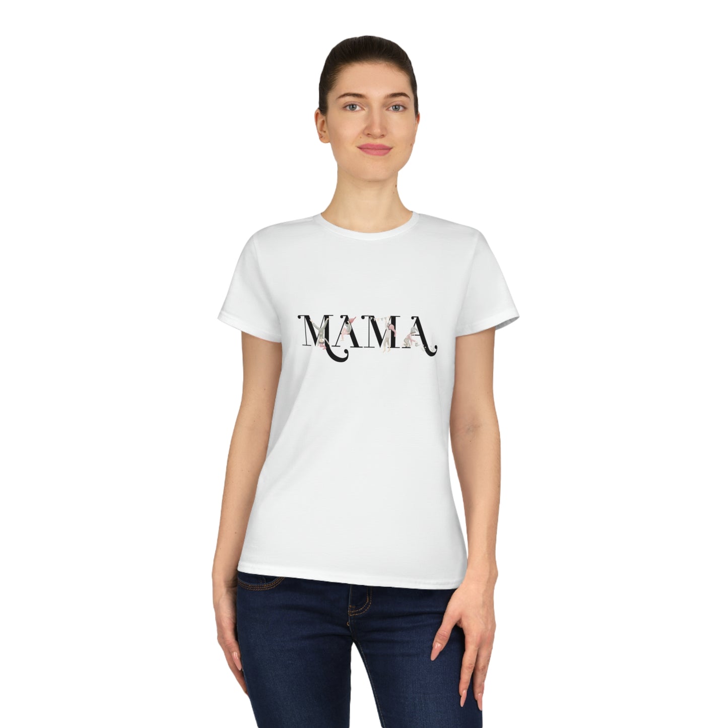 Damen T-Shirt "MAMA" im Zwergendesign