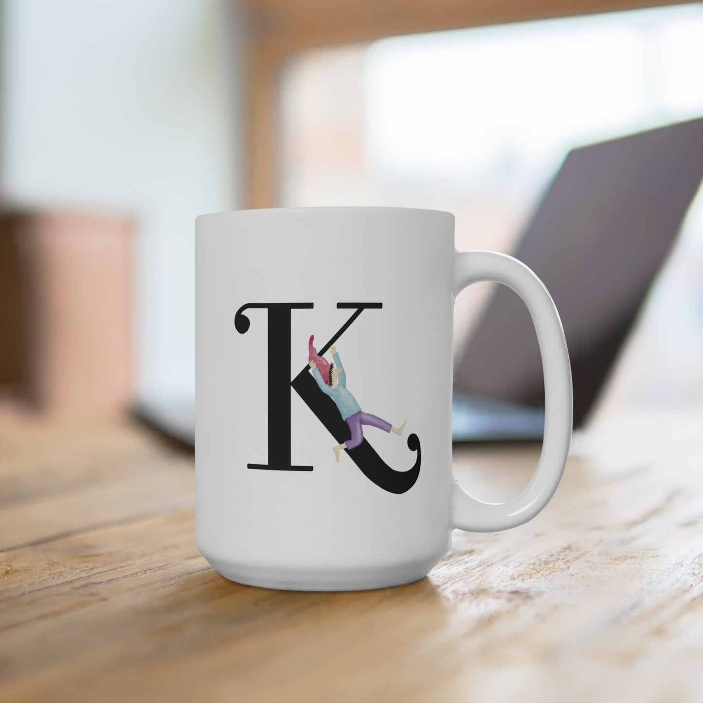 Keramiktasse "Zwerg K"