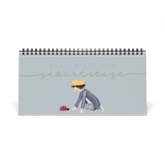 immerwährender Geburtstags-Kalender "kleiner Geburtstagskönig"