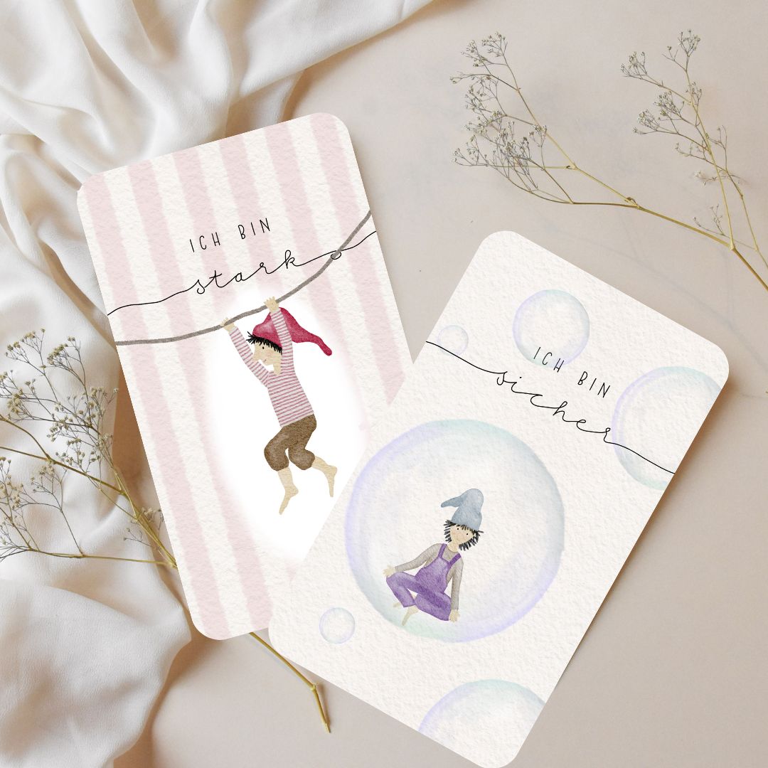 Affirmationskarten für Kinder "Zwergen-Edition"