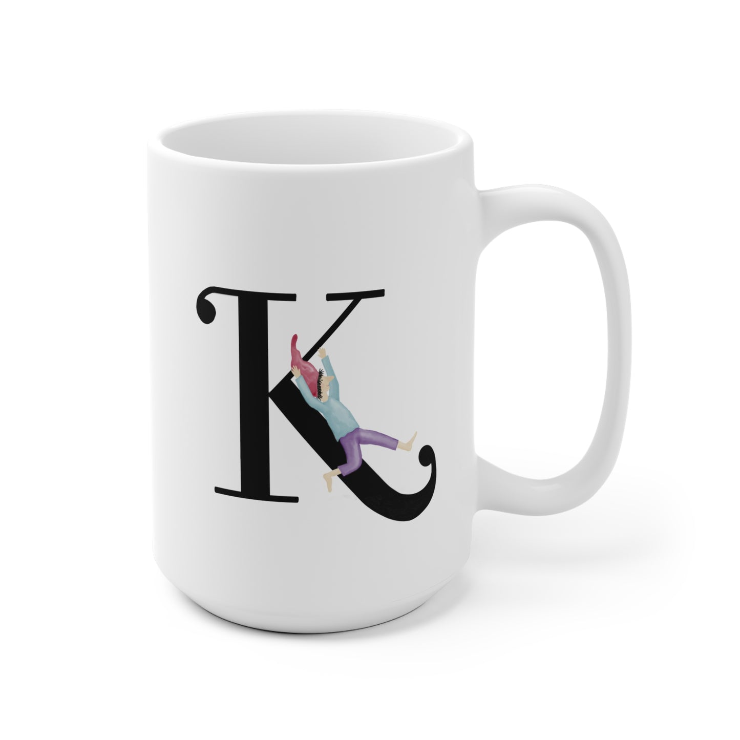 Keramiktasse "Zwerg K"