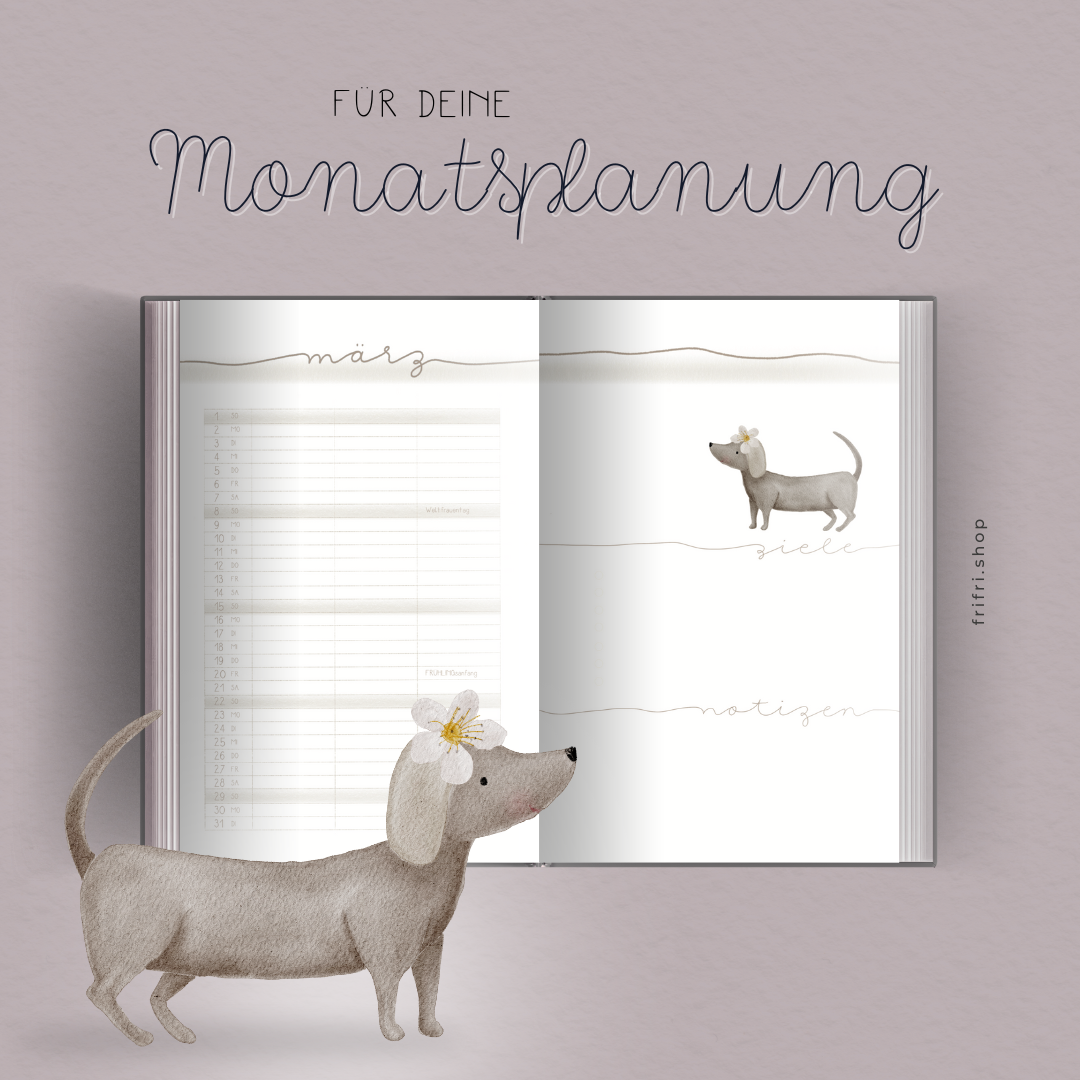 Taschenkalender 2026 "Tiere"