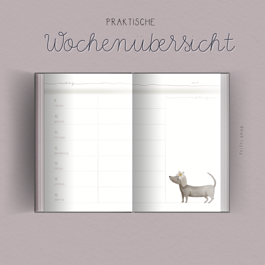 Taschenkalender 2026 "Tiere"