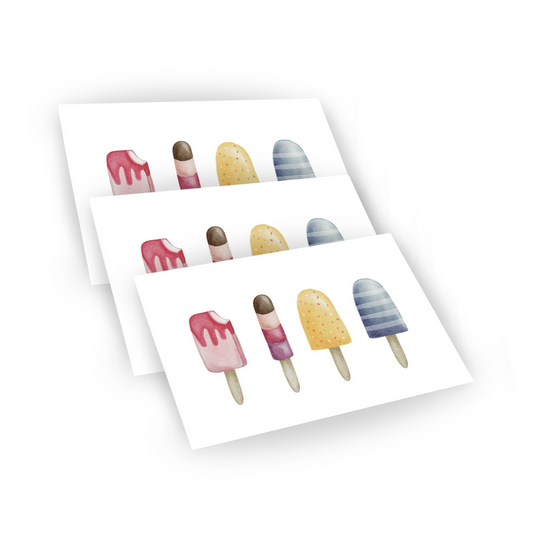 Grußkarten-Set "Sommerfreude mit König“ (10 Stück)