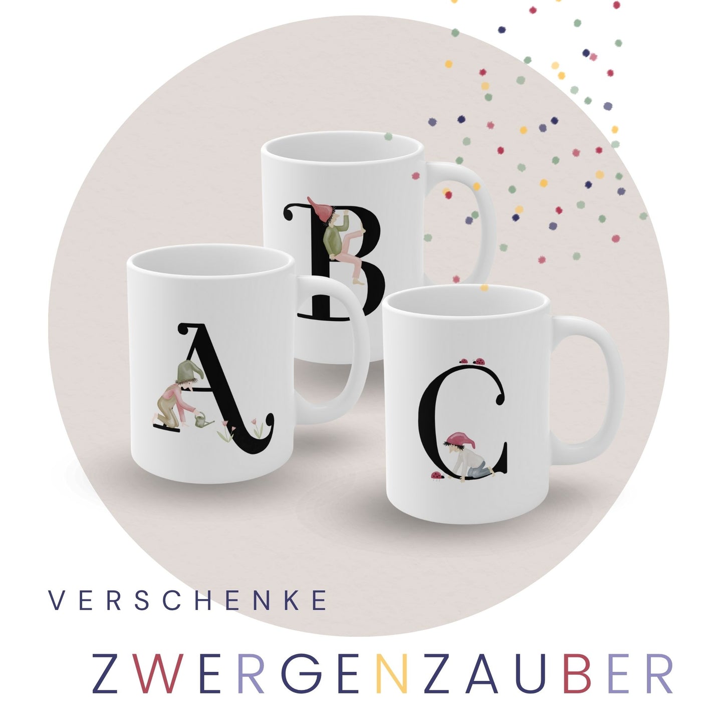 Keramiktasse "Zwerg M"