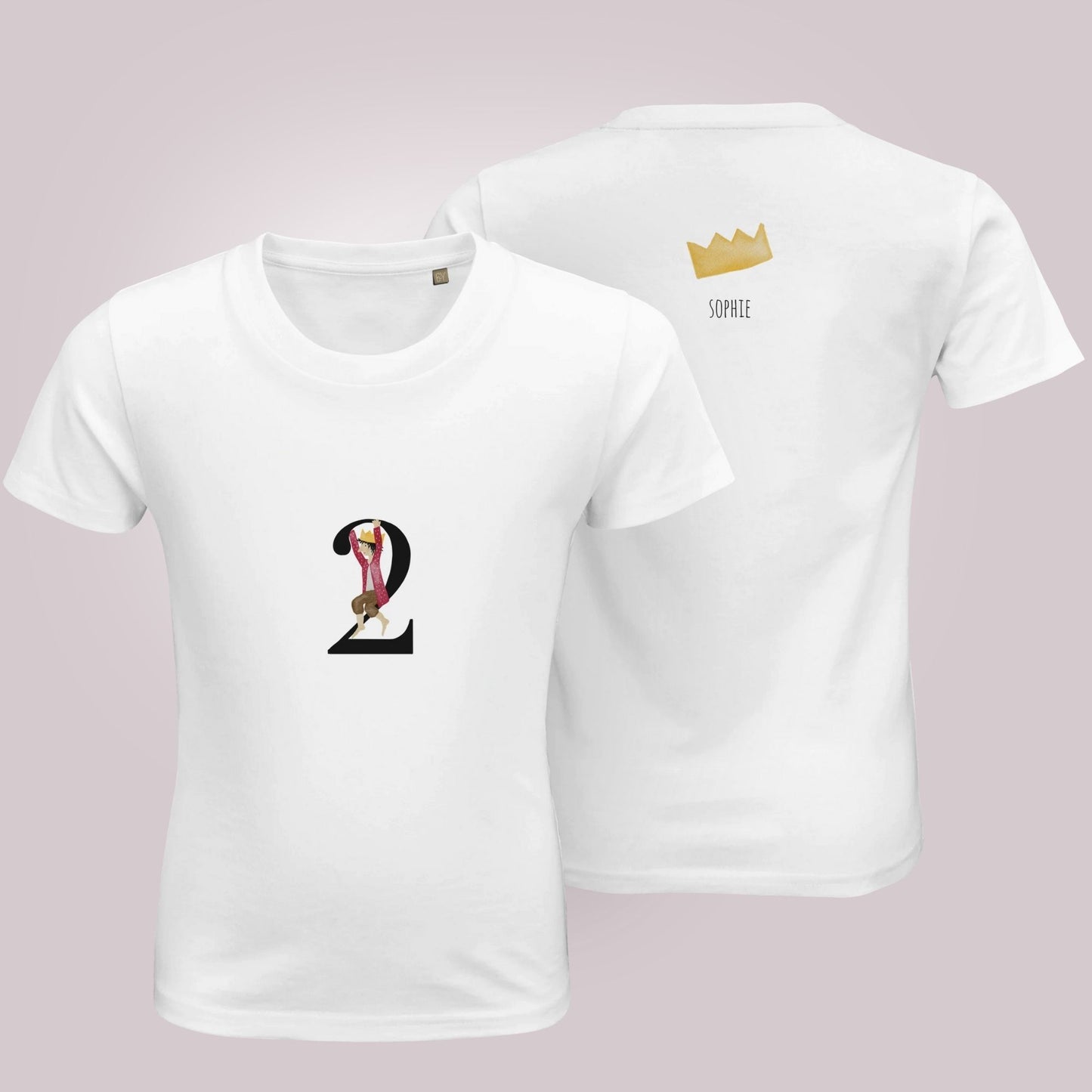Kinder Geburtstags-T-Shirt "Geburtstags-König 2" personalisierbar