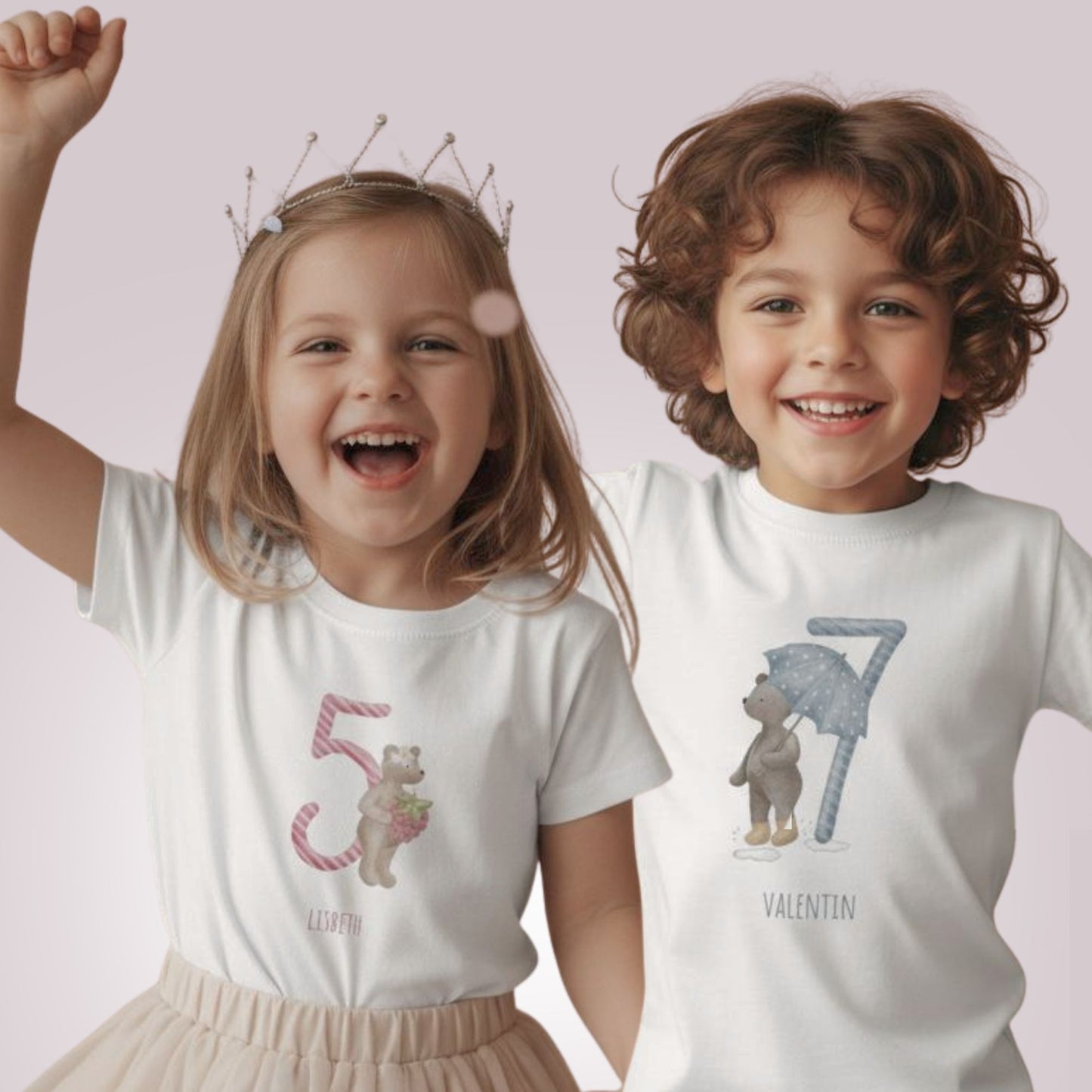 Kinder Geburtstags-T-Shirt "Geburtstags-Bär 3"
