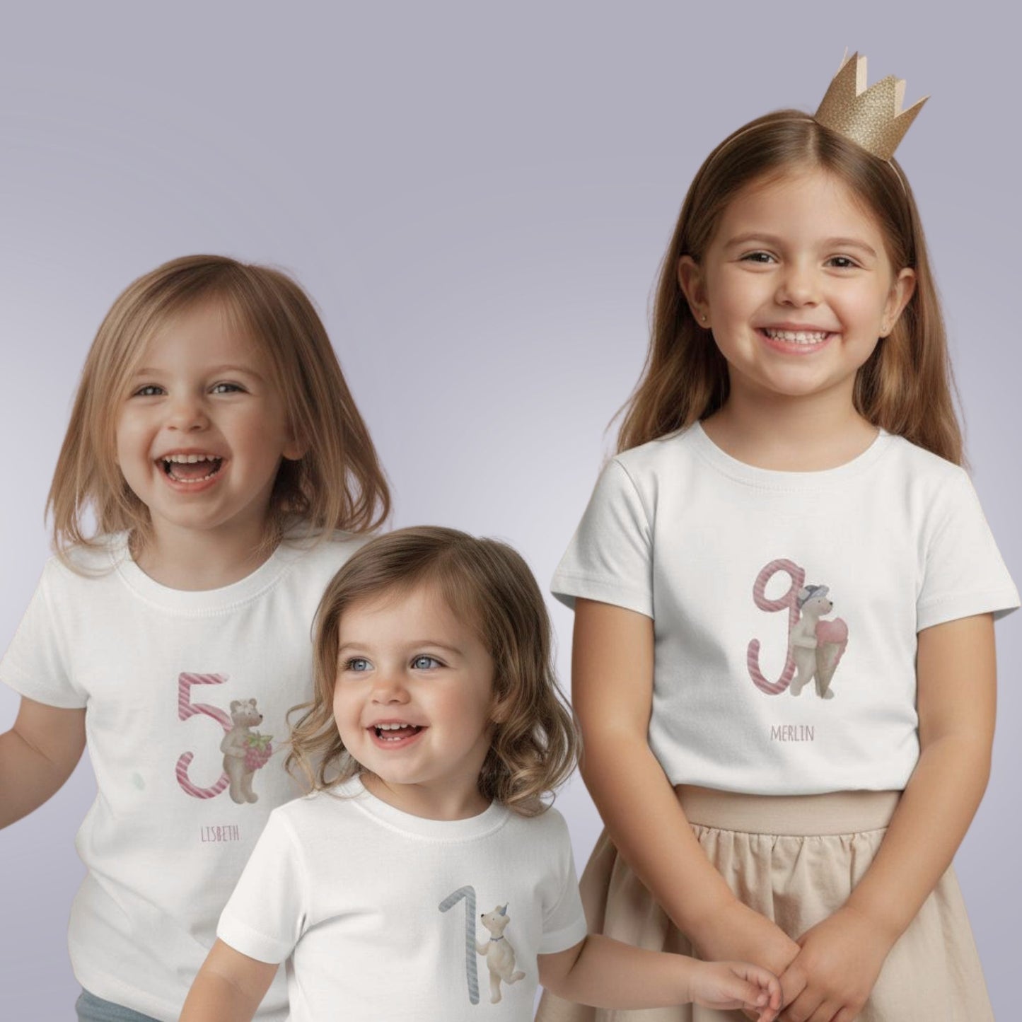 Kinder Geburtstags-T-Shirt "Geburtstags-Bär 1"