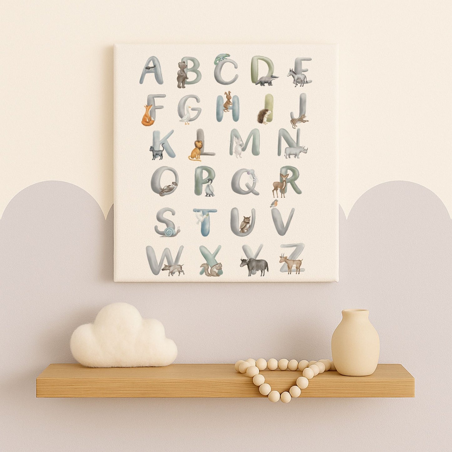 Leinwand "Tier-ABC"