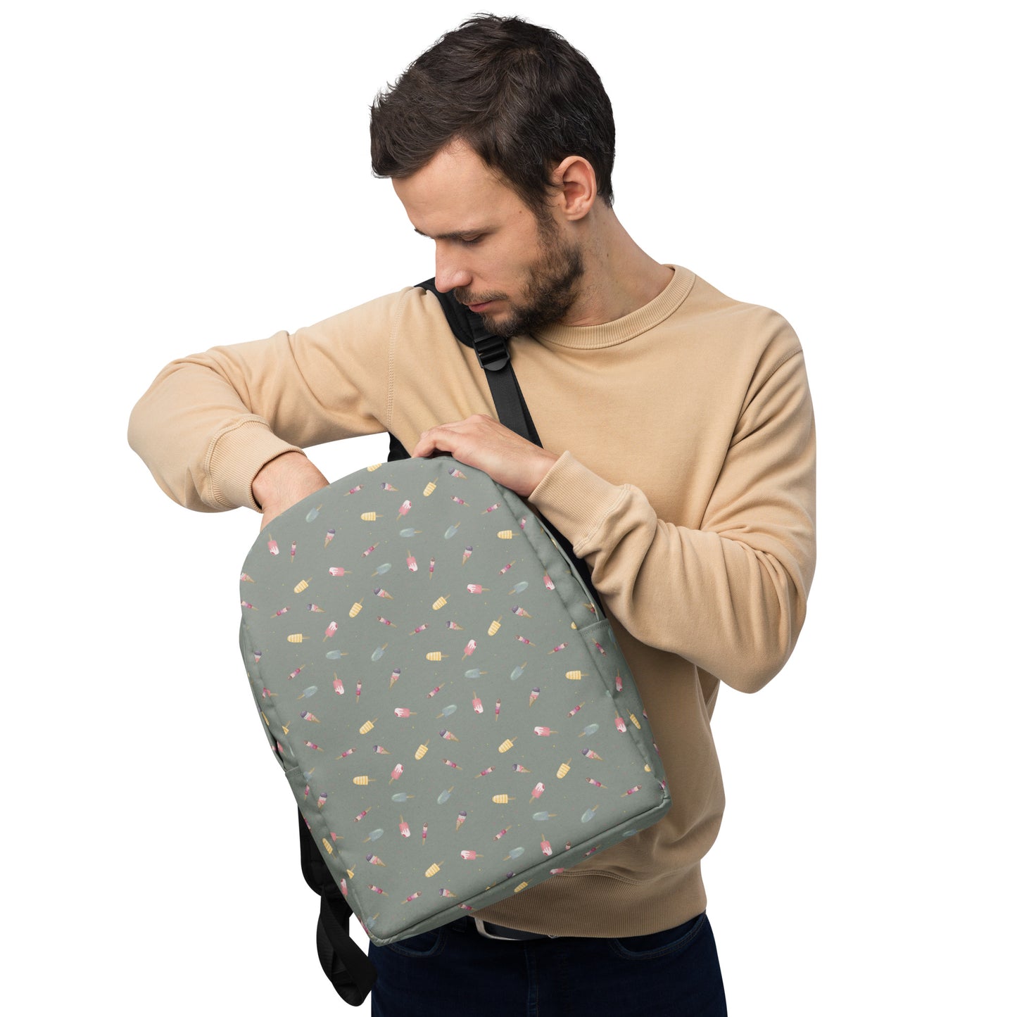 Minimalistischer Rucksack "Eiscremeträume"