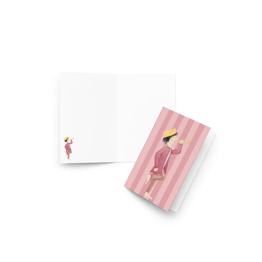 Gruß- und Glückwunschkarte "Geburtstagskönig"