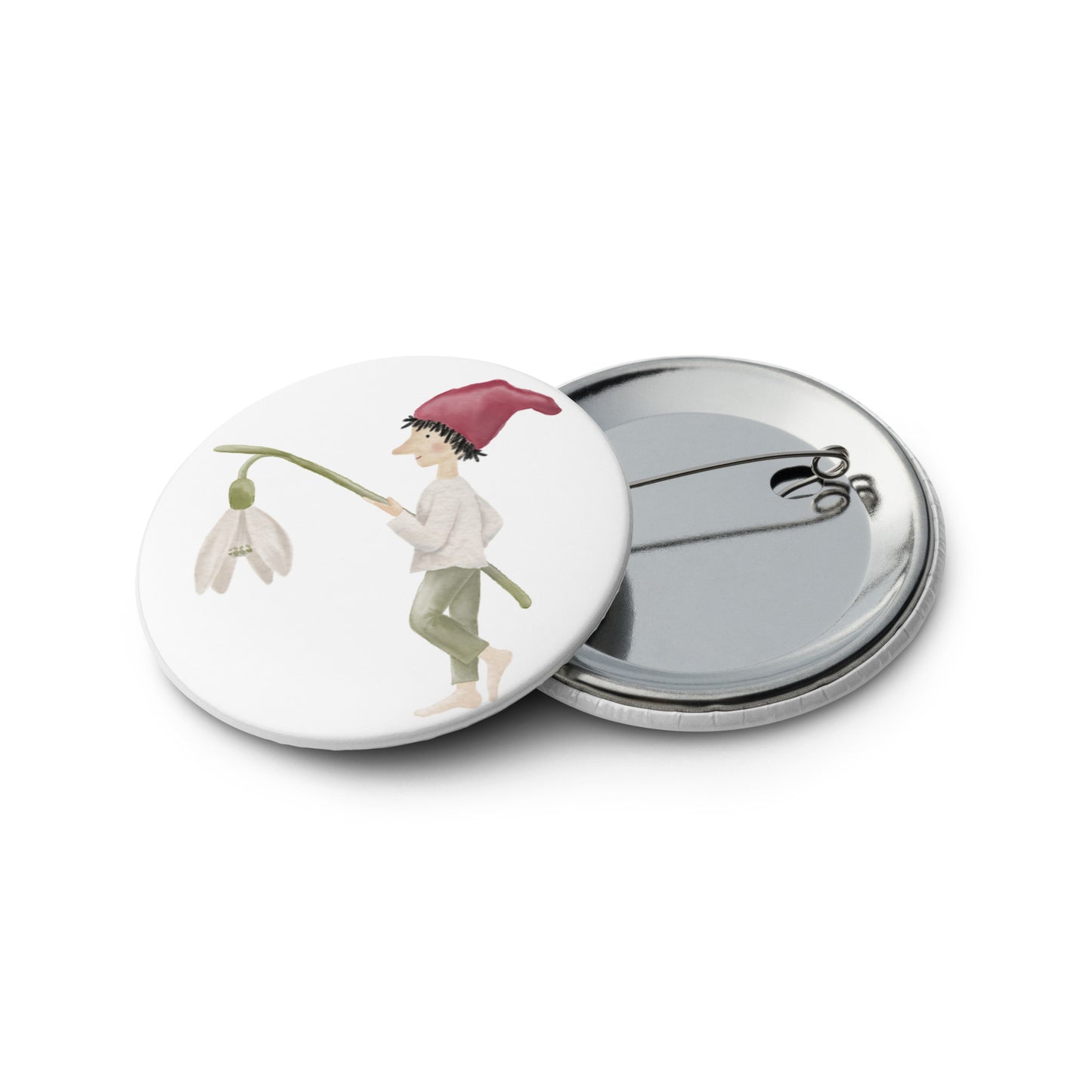 Button-Set Anstecker "Frühlingszauber" (5 Stück)