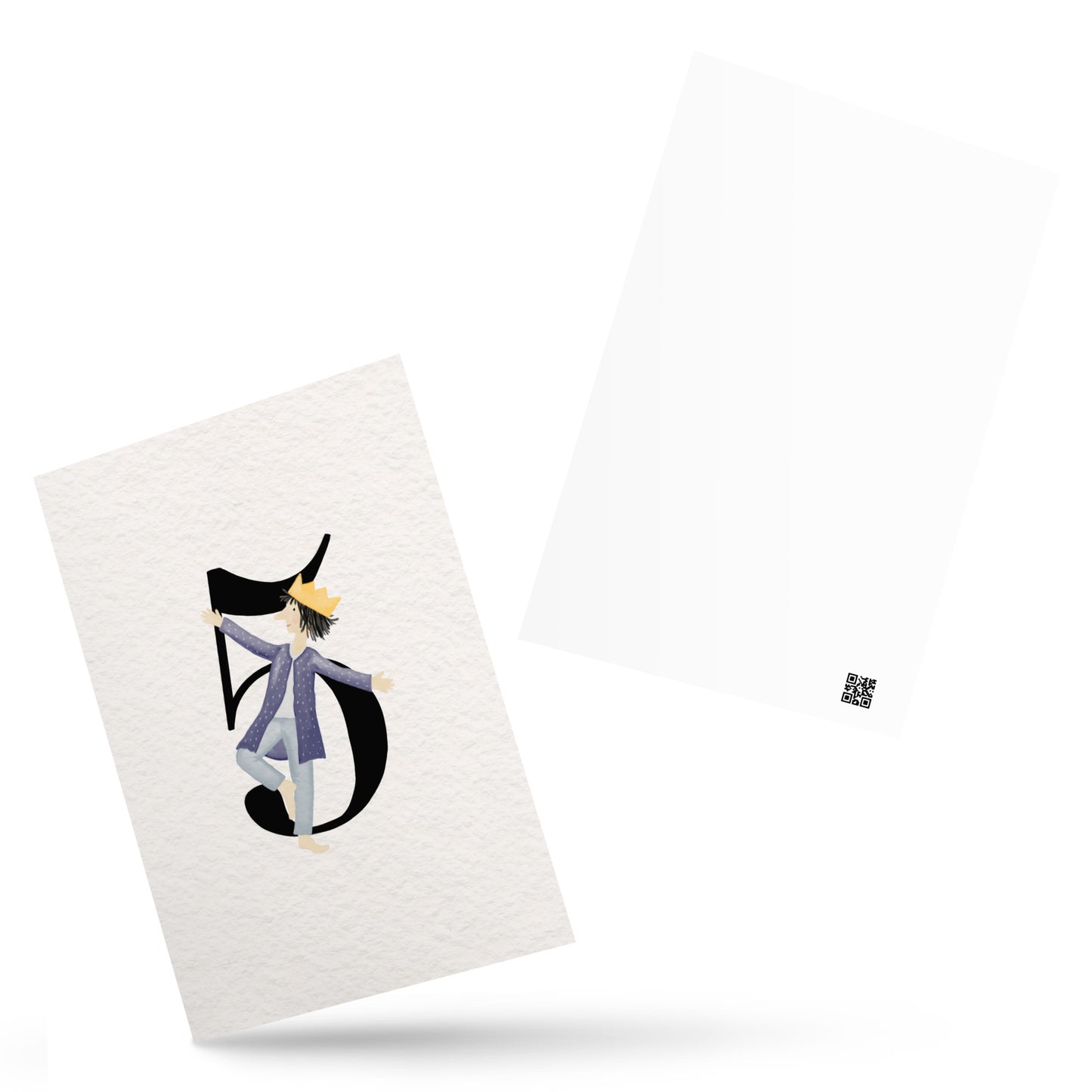 Zahlen-Postkarte "Geburtstagskönig 5"