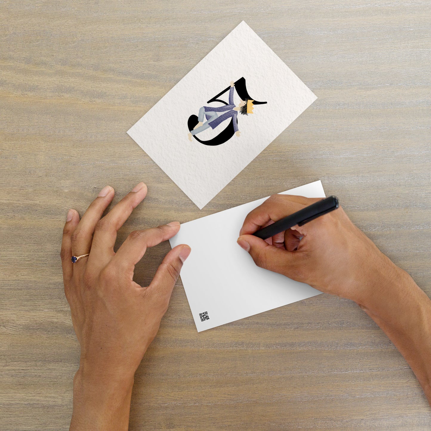 Zahlen-Postkarte "Geburtstagskönig 5"