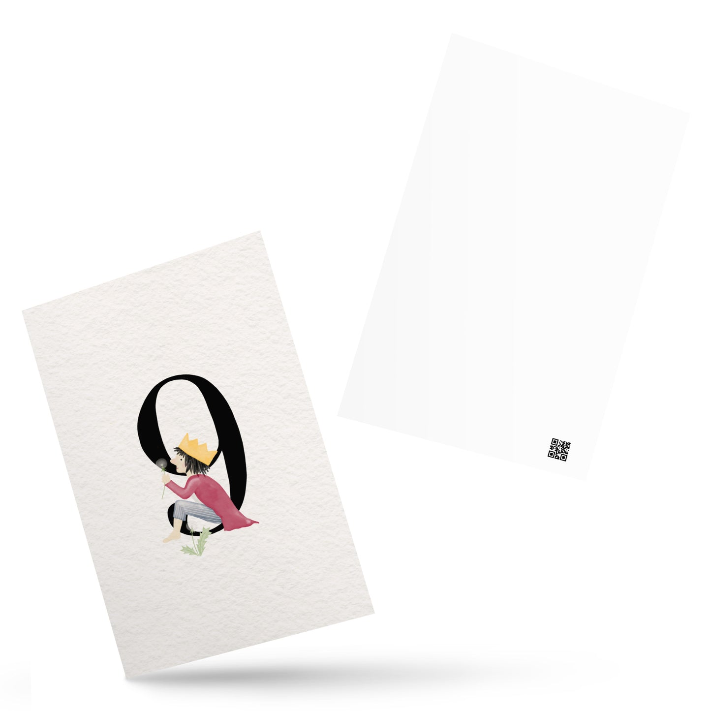 Zahlen-Postkarte "Geburtstagskönig 9"