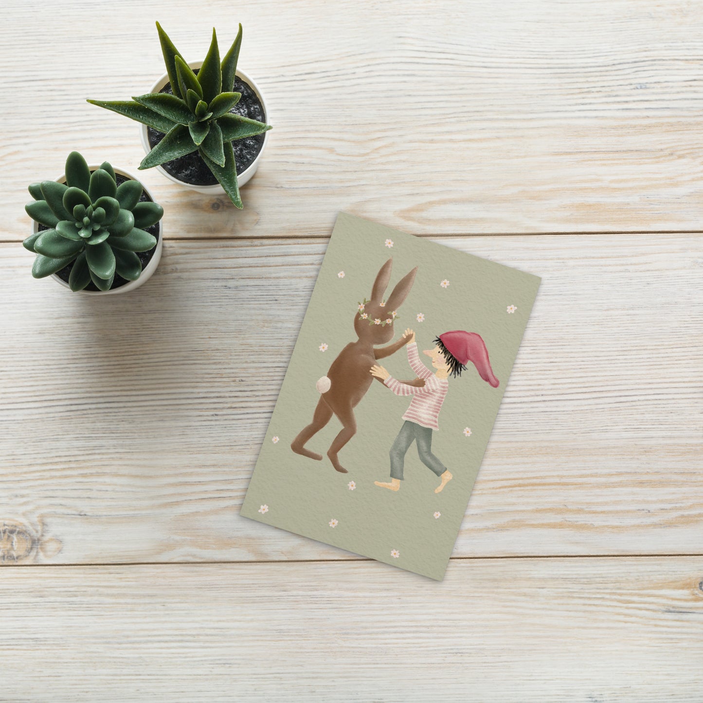 Postkarte "Tanz in den Frühling“