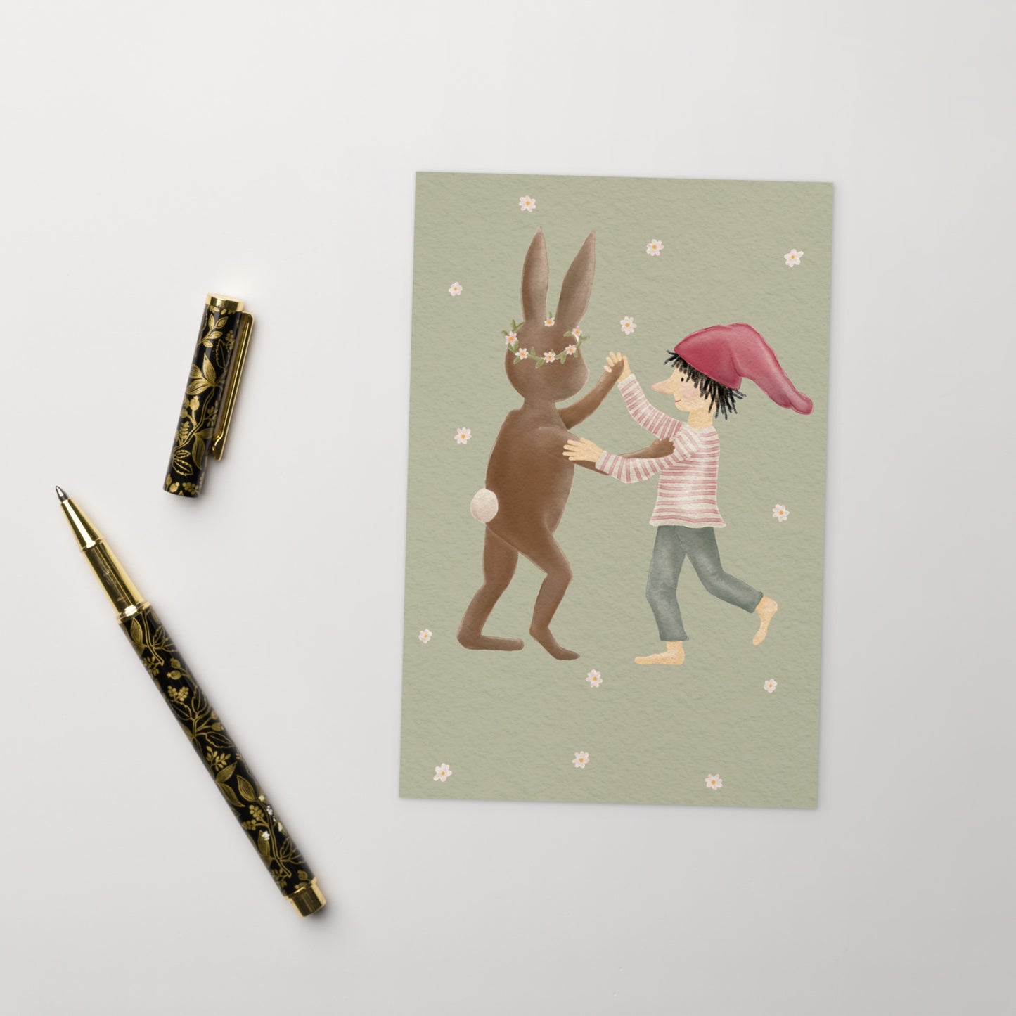 Postkarte "Tanz in den Frühling“