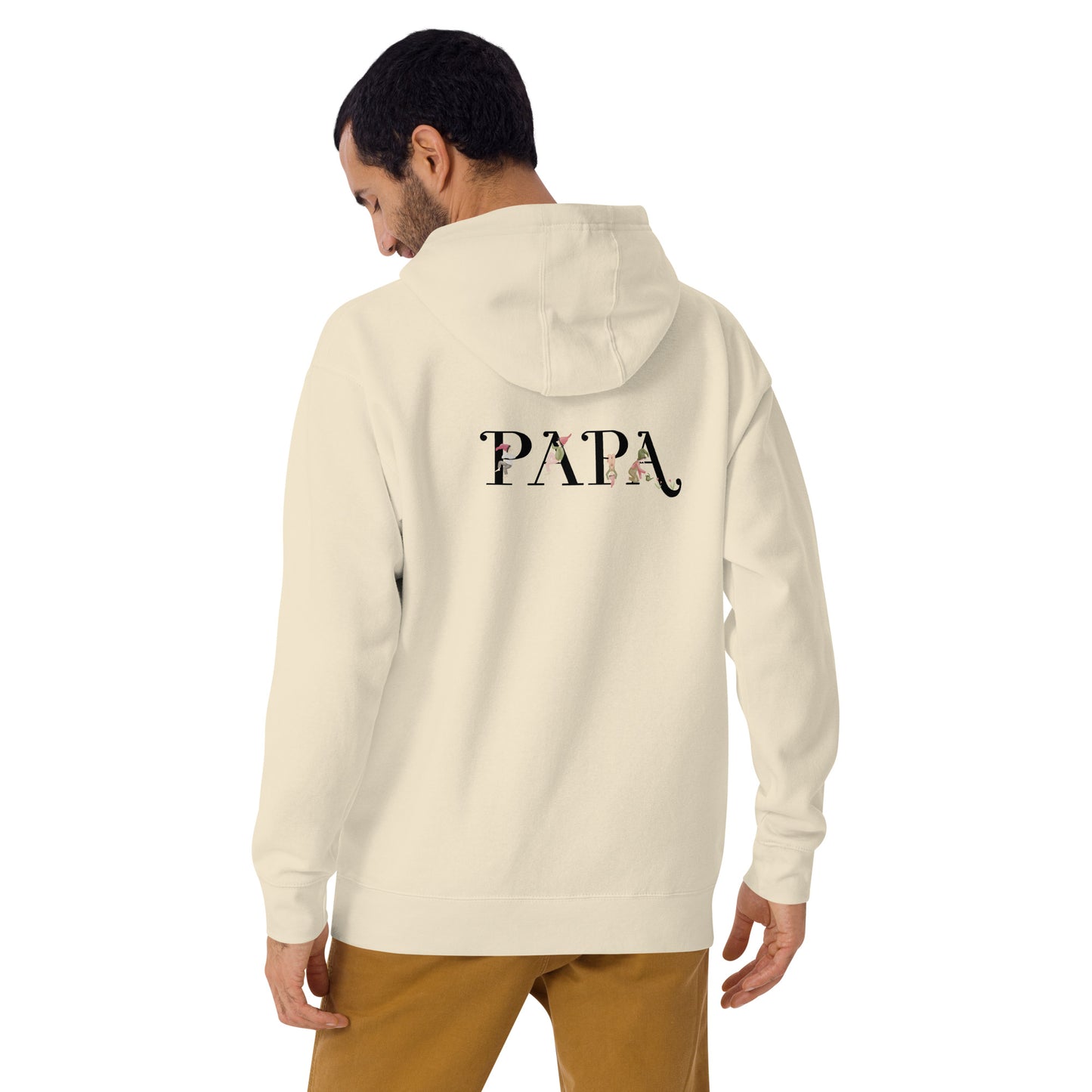 Kapuzenpullover "PAPA" im Zwergendesign
