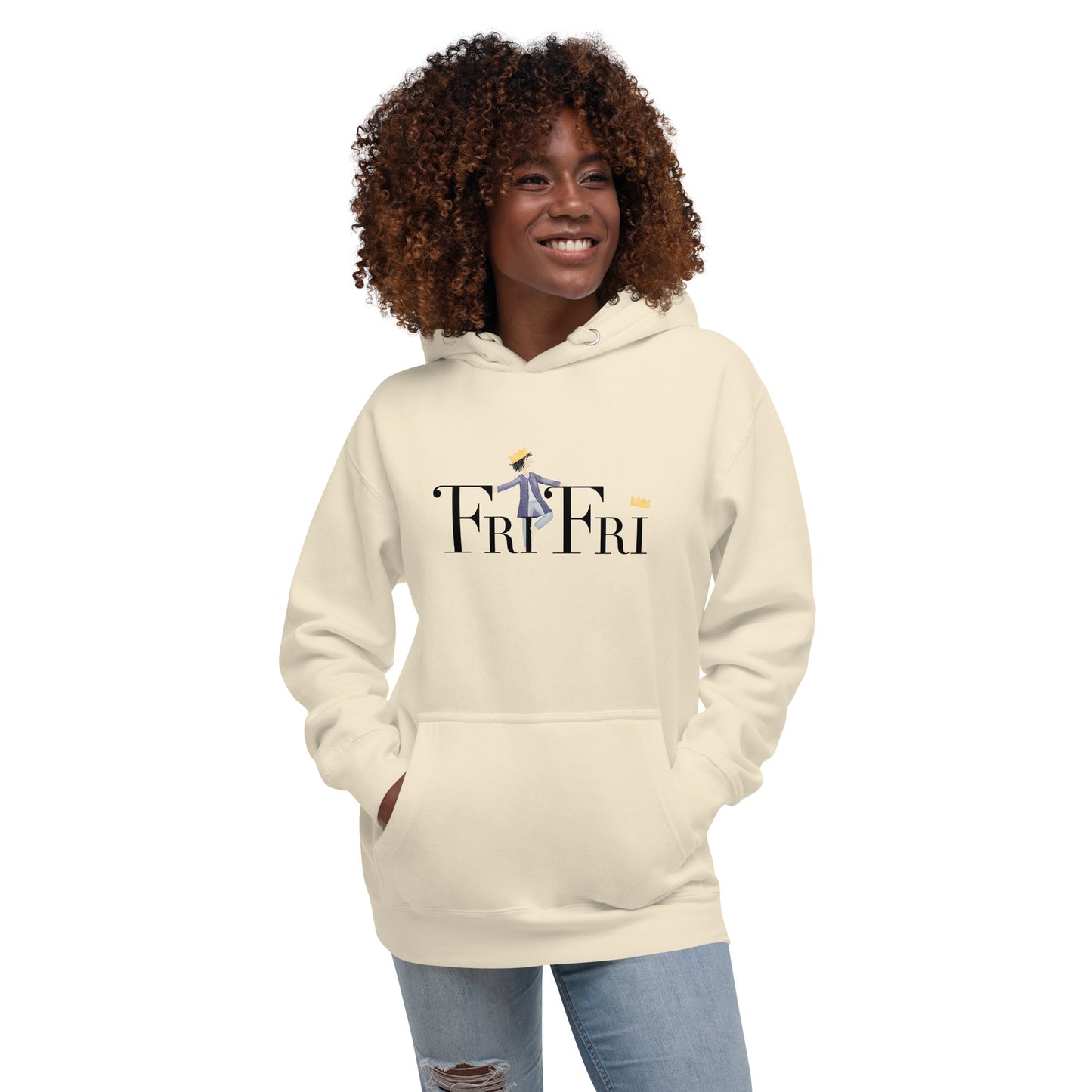 Unisex-Kapuzenpullover "FriFri - kleiner König"