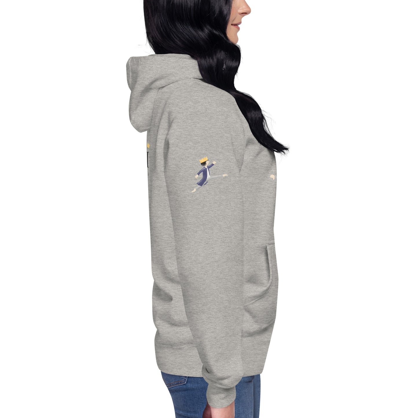 Unisex-Kapuzenpullover "Königssprung"