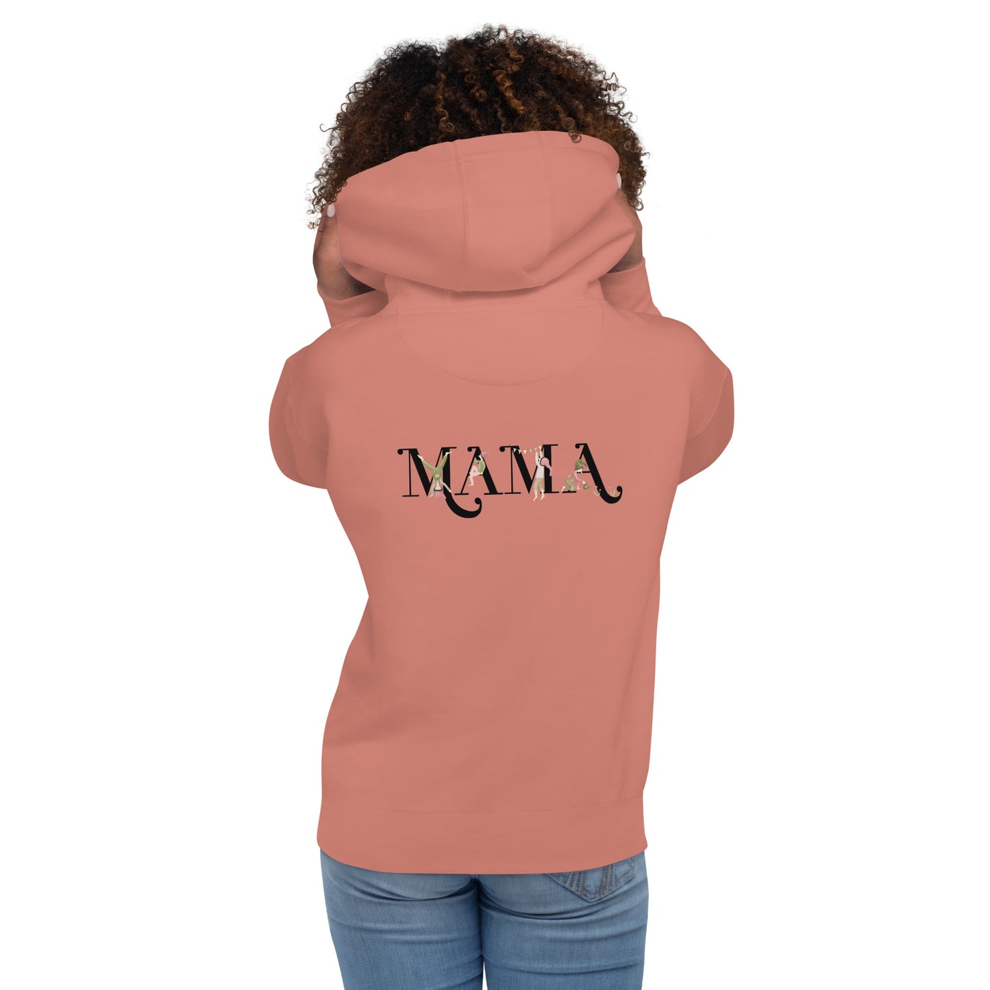 Kapuzenpullover "MAMA" im Zwergendesign