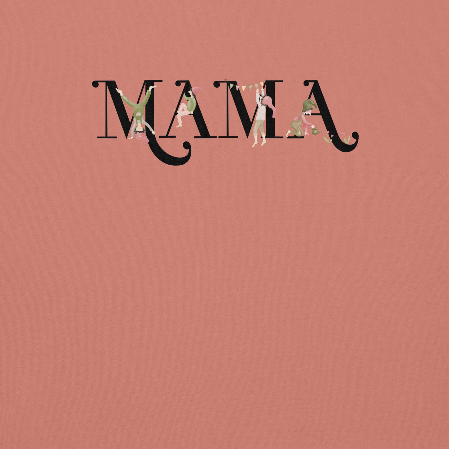 Kapuzenpullover "MAMA" im Zwergendesign