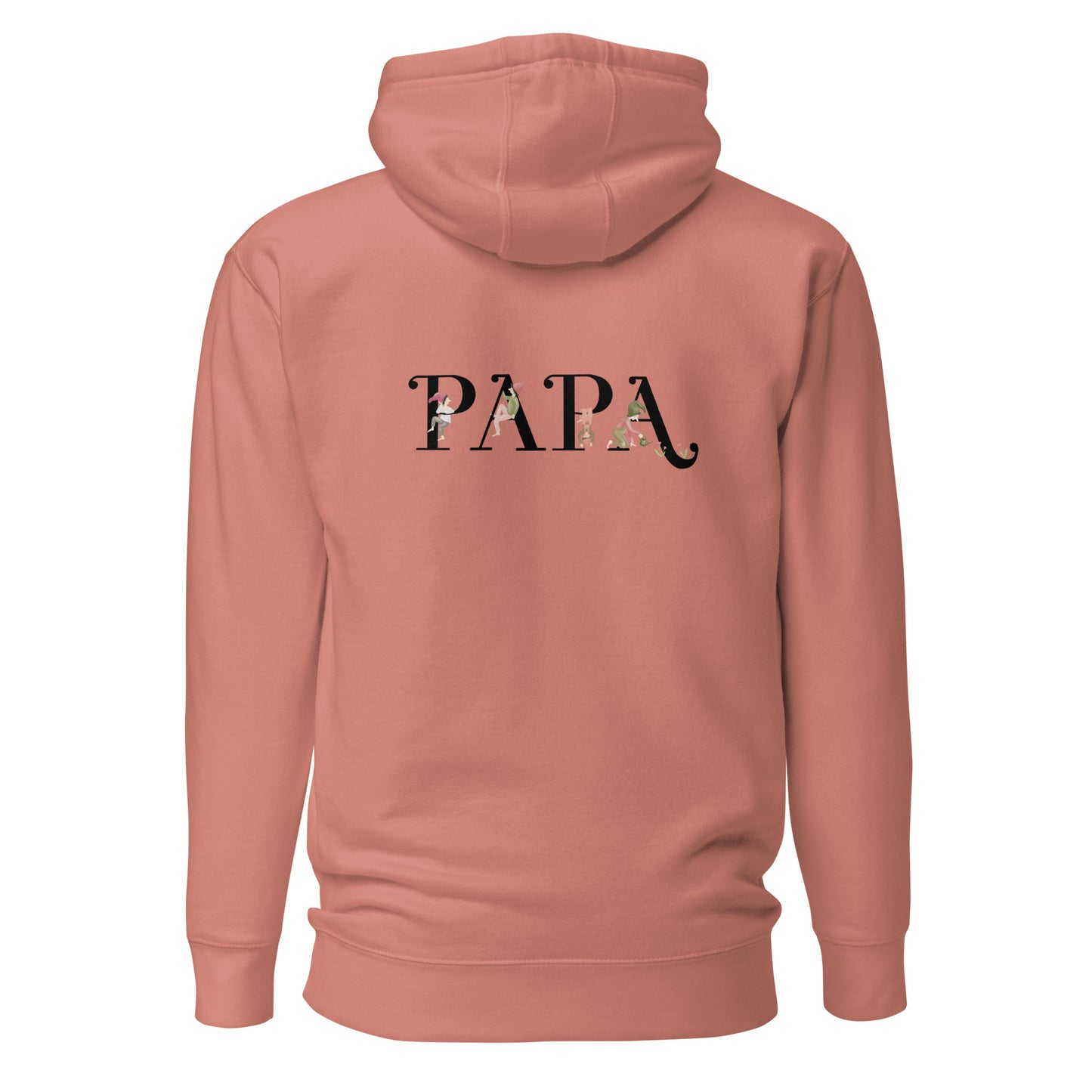 Kapuzenpullover "PAPA" im Zwergendesign