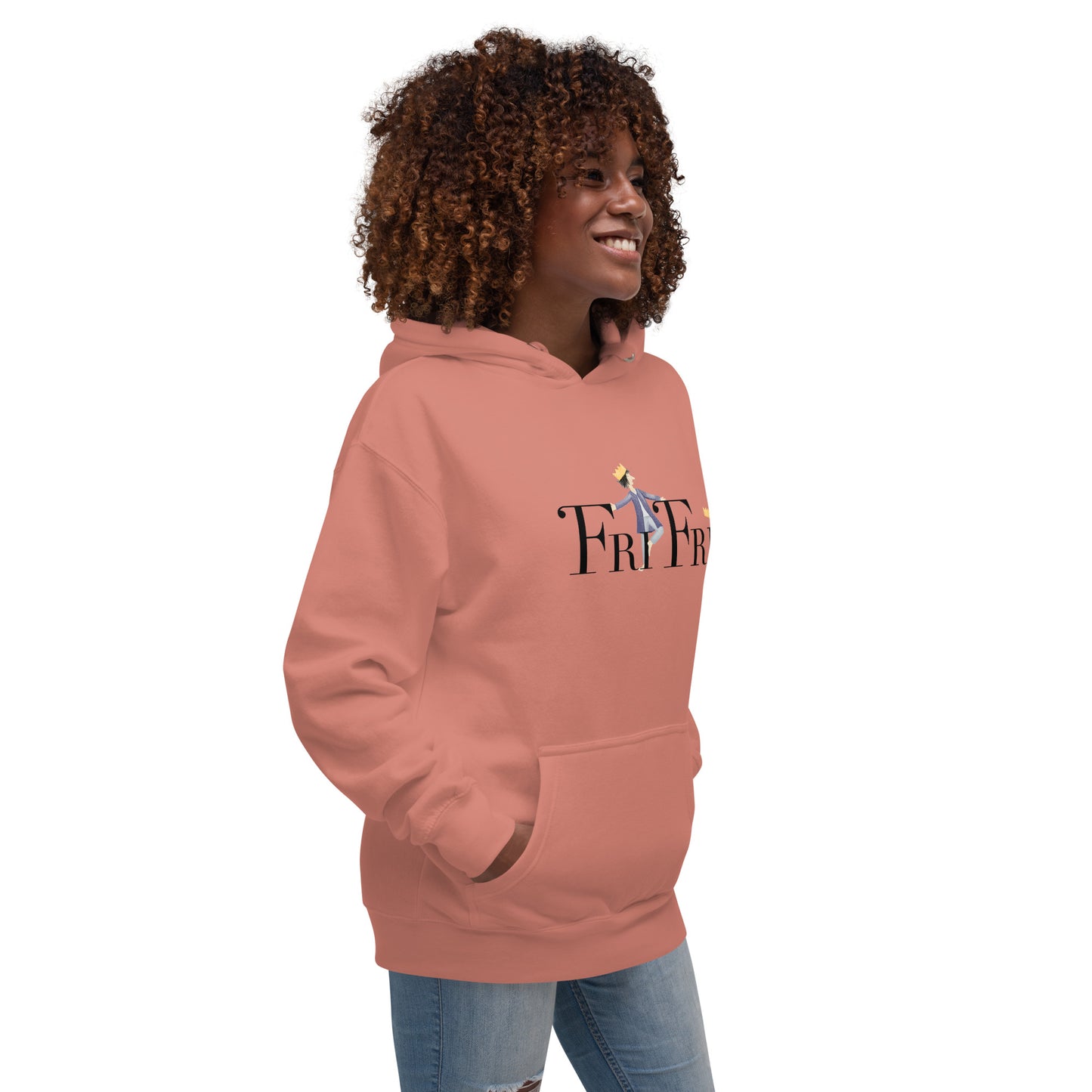 Unisex-Kapuzenpullover "FriFri - kleiner König"